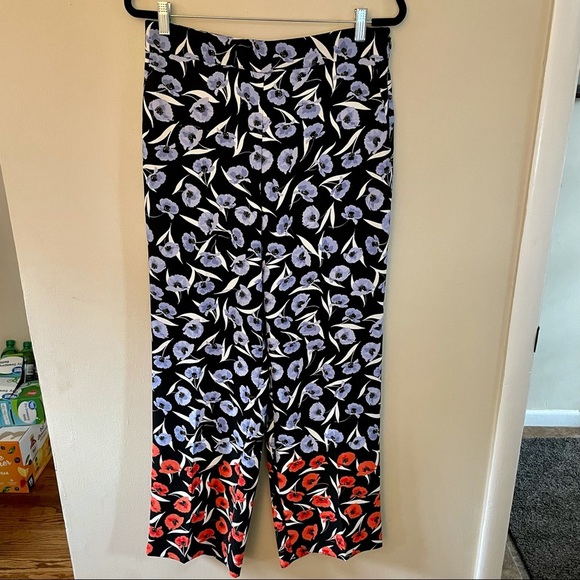 Ann Taylor Wide Leg Floral Pants - Picture 2 of 11